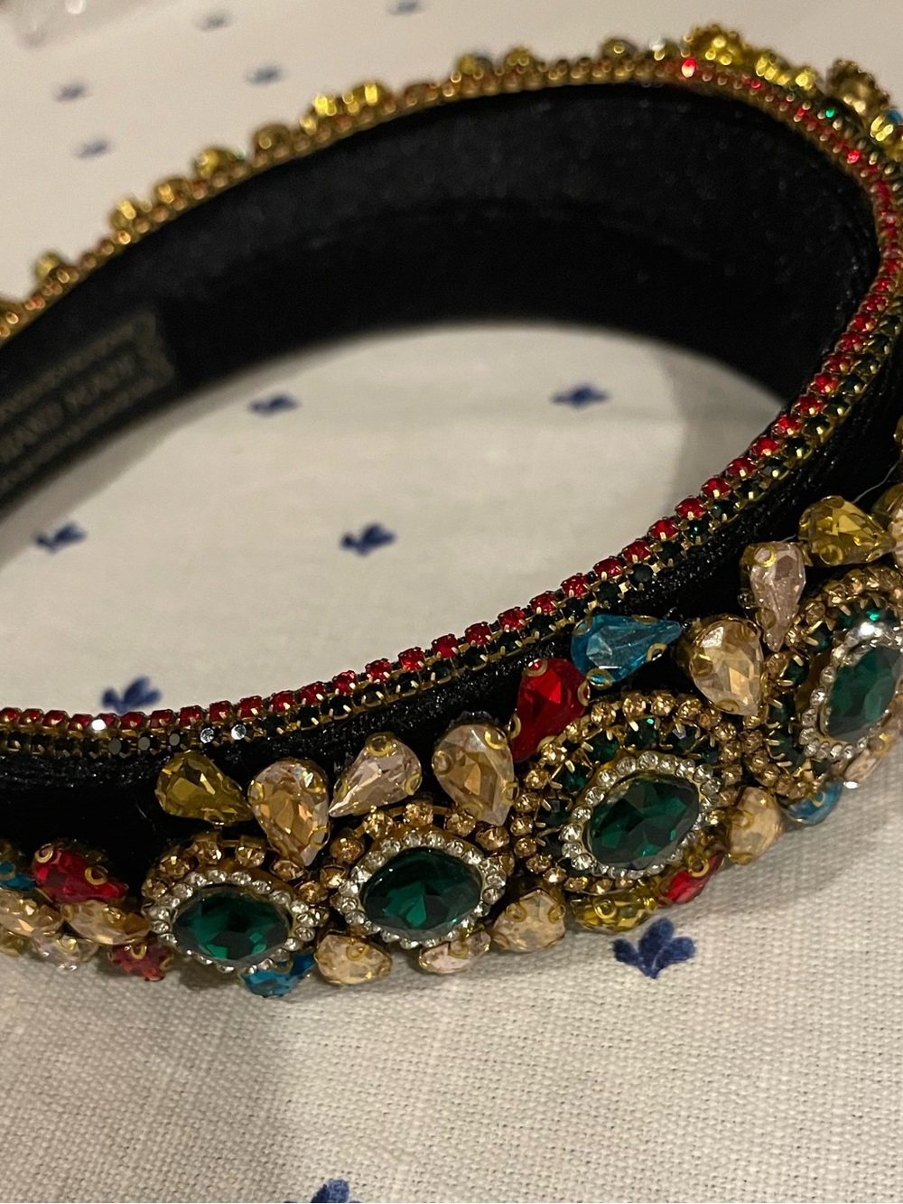 Embellished Jeweled Headband - Multicolor - Picture 3 of 5